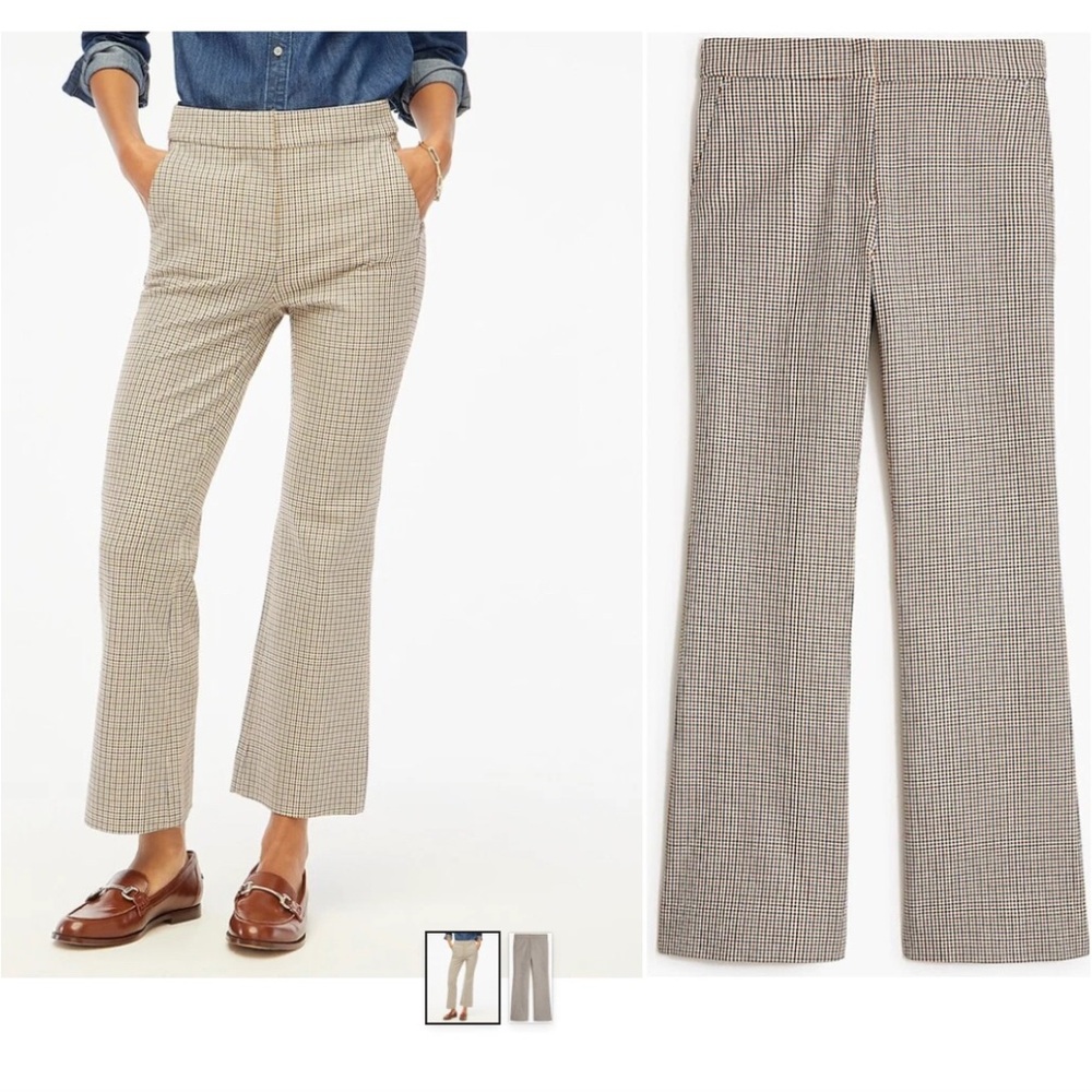 JCrew Kelsey kick out crop flare pant. Worn a few times. Great condition.